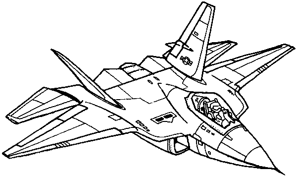 f 22 raptor coloring pages - photo #3
