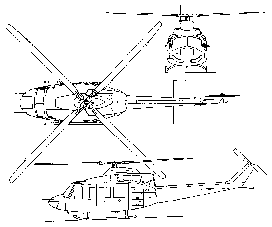 Bell Model 412, click here to enlarge