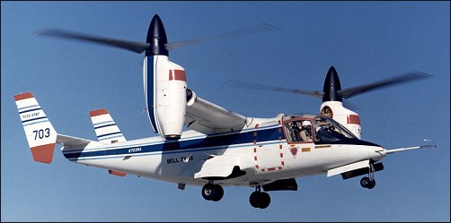 Bell 301 / XV-15 helicopter - development history, photos, technical data