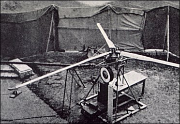 A Doblhoff test setup for a jet-propelled rotor