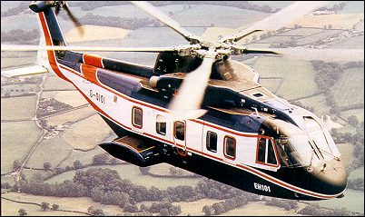Passenger helicopter EH-101 