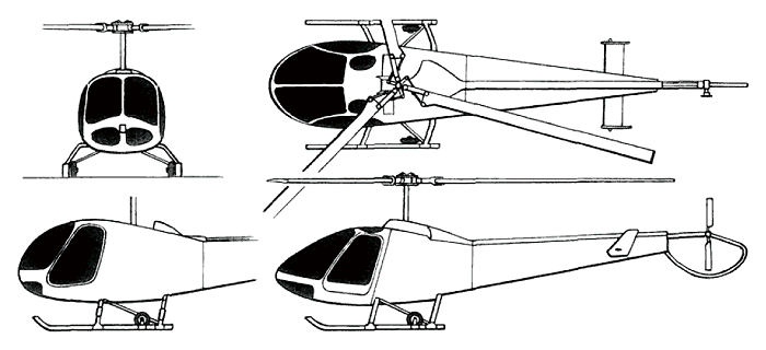 Top View Helicopter