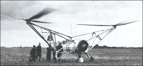 El primer Fa 61 se estÃ¡ preparando para el vuelo.