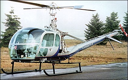 Hiller UH-12E5 helicopter - development history, photos, technical data