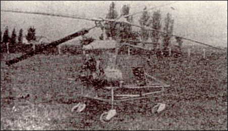 Karel Horak's helicopter