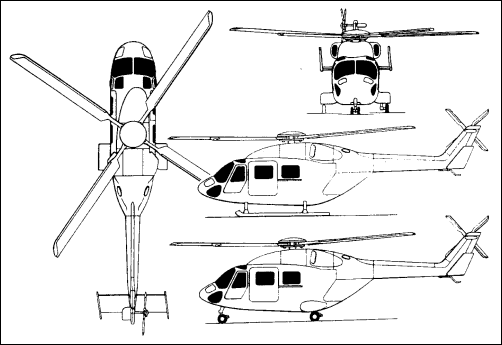 Схема вертолета ALH