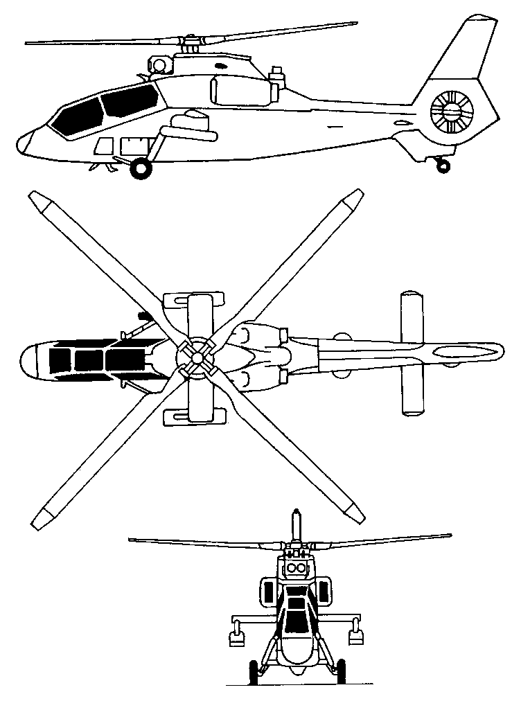 Kawasaki OH-1 helicopter - development history, photos, data