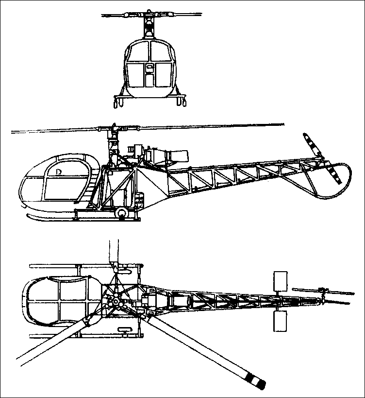 Aerospatiale SE-313B/SA-318C "Alouette II"