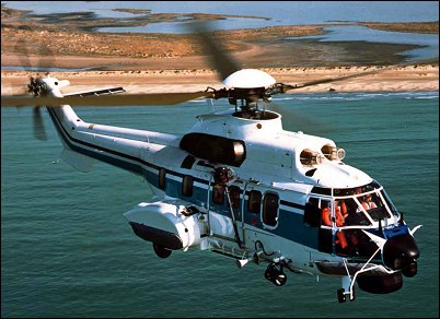 Vol open haard diefstal Aerospatiale AS.332 "Super Puma" helicopter - development history, photos,  technical data