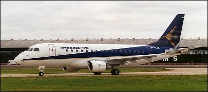Embraer Erj 170 Regional Jet Airliner