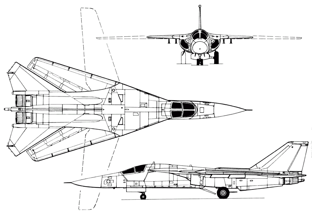 General Dynamics F-111 Aardvark  (avión de ataque táctico e interdictor de alcance medio USA ) General_f-111
