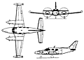 Piper PA-31T Cheyenne II / T-1020 / T-1040