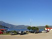 At the entrance to the Prevlaka park. A view to Boka-Kotor bay in the background