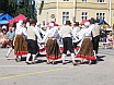 A festival by the city walls