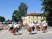 A festival by the city walls