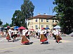 A festival by the city walls