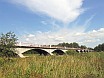 An old concrete bridge over the river Kasari