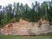 Estonia. Taevaskoja Sandstone Cliffs