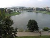 A view to the Vistula river from Wawel