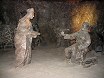 Visiting salt mines in Wieliczka