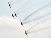 The ''Strizhi'' aerobatic team flying MiG-29s