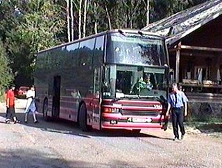 Обед в Литве. Наш автобус