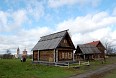 В музее деревянного зодчества и народного быта.