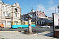 On the crossroads of Aleutskaya st. and Svetlanskaya st. in the center of the city