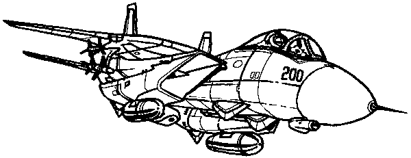 F 14 Tomcat Clip Art