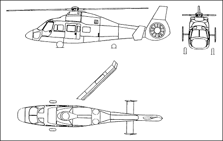 Схема вертолета Ка-62