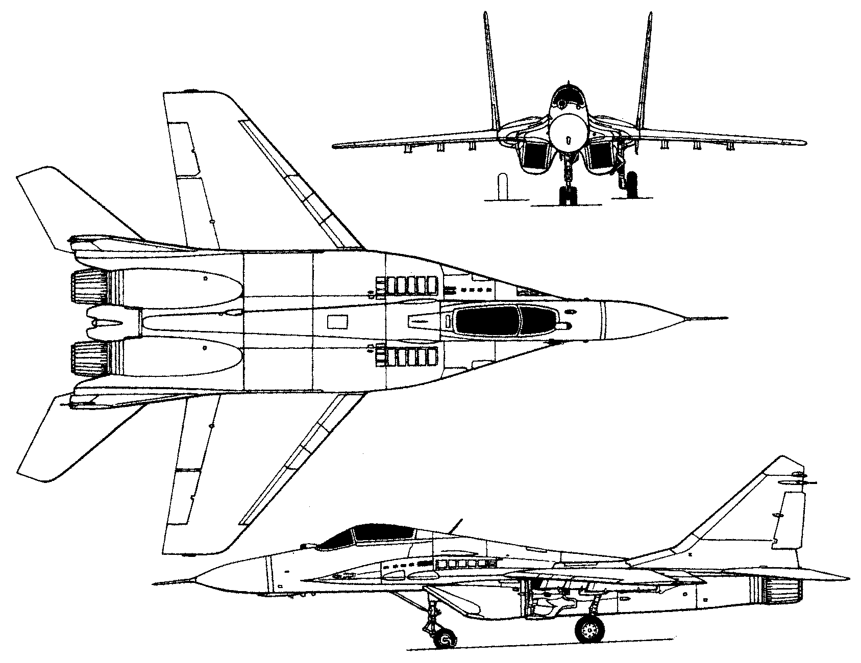 Mikoyan/Gurevich MiG-29 - fighter