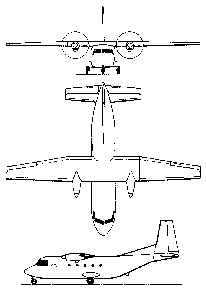CASA C-212 Aviocar - transport, passenger